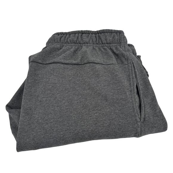 Nike Dri Fit Sweatpants Mens 2XL Tapered Training Pant Gray White + Pockets - Picture 1 of 11